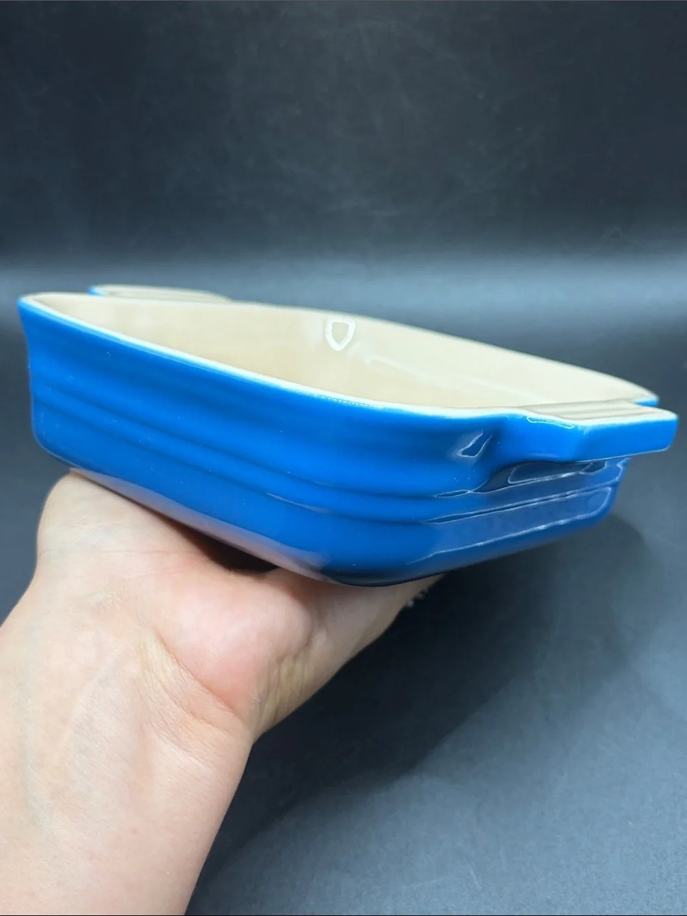 Le Creuset Blue Stoneware Square Baking Dish Kitchenware Kitchen Accessory